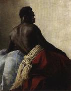 Karoly Csuzy A Nubian Man. oil painting